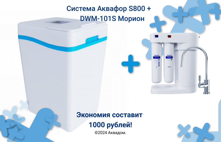 Система Аквафор S800 + DWM-101S Морион