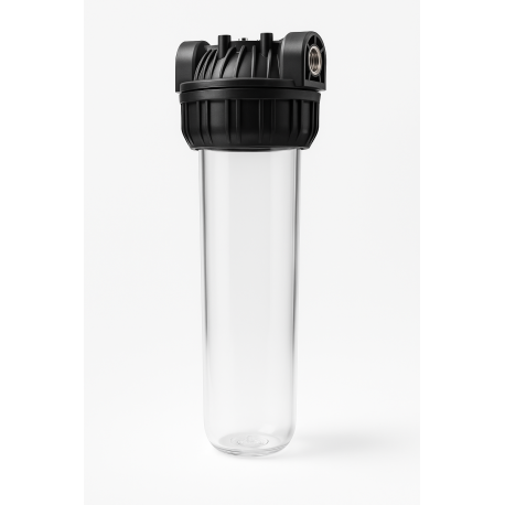 Carcasa filtrului 20sl 3/8 " transparent