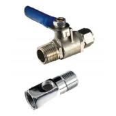 Тройник для врезки в магистраль 1/2" - 1/4"