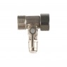Соединитель металлический 1/2" - 1/4" - 1/2"