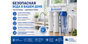 Безопасная вода в вашем доме — современные системы очистки воды | Aquadom