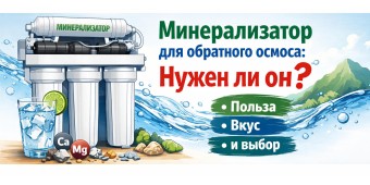 Минерализатор для обратного осмоса: нужен ли он? Польза, вкус и выбор