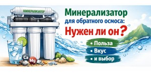 Минерализатор для обратного осмоса: нужен ли он? Польза, вкус и выбор