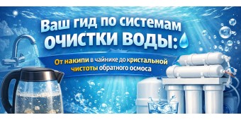 Всё о фильтрах: от накипи в чайнике до кристальной чистоты обратного осмоса