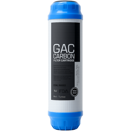 Угольный картридж 10″ GAC — очистка гранулированным активированным углем