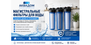 Магистральные Фильтры для Очистки Воды 