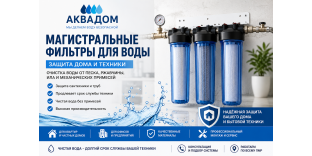 Магистральные Фильтры для Очистки Воды 