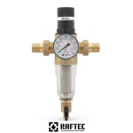 Самопромывной фильтр с редуктором давления Raftec RCFR02-C 3/4"