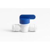 Кран пластиковый "трубка-трубка"