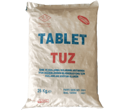 Sare tabletată 25 kg. Tablet Tuz