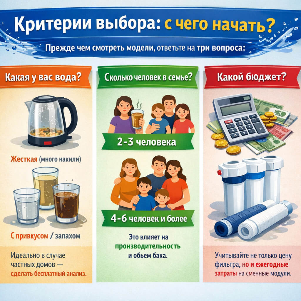 Критерии выбора фильтра